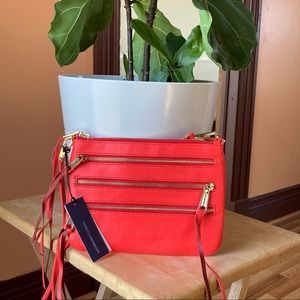 NWT Rebecca Minkoff Hot Red Rocker Crossbody